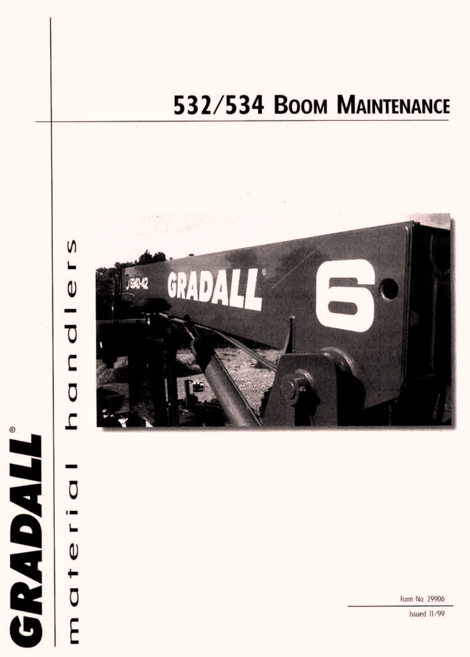 Miscellaneous, 29906 532/534 boom maintenance manual | Gradall 534C-10 (2460-4129) Service Manual User Manual | Page 155 / 258