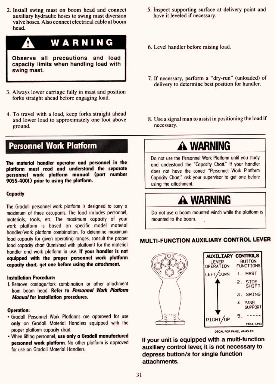 Gradall 534C-10 (2460-4129) Service Manual User Manual | Page 37 / 258