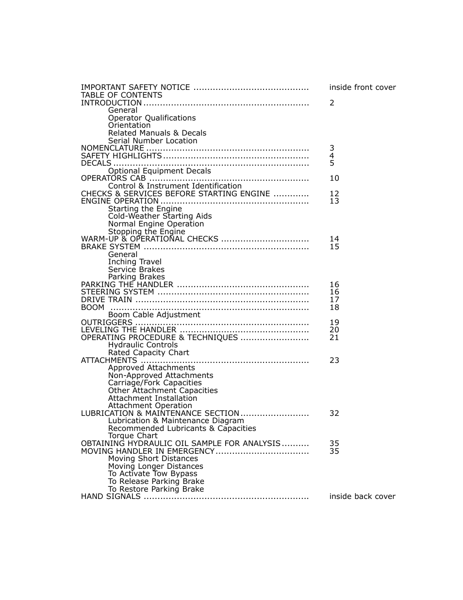 Gradall 534C-10 (2460-4129) Service Manual User Manual | Page 7 / 258