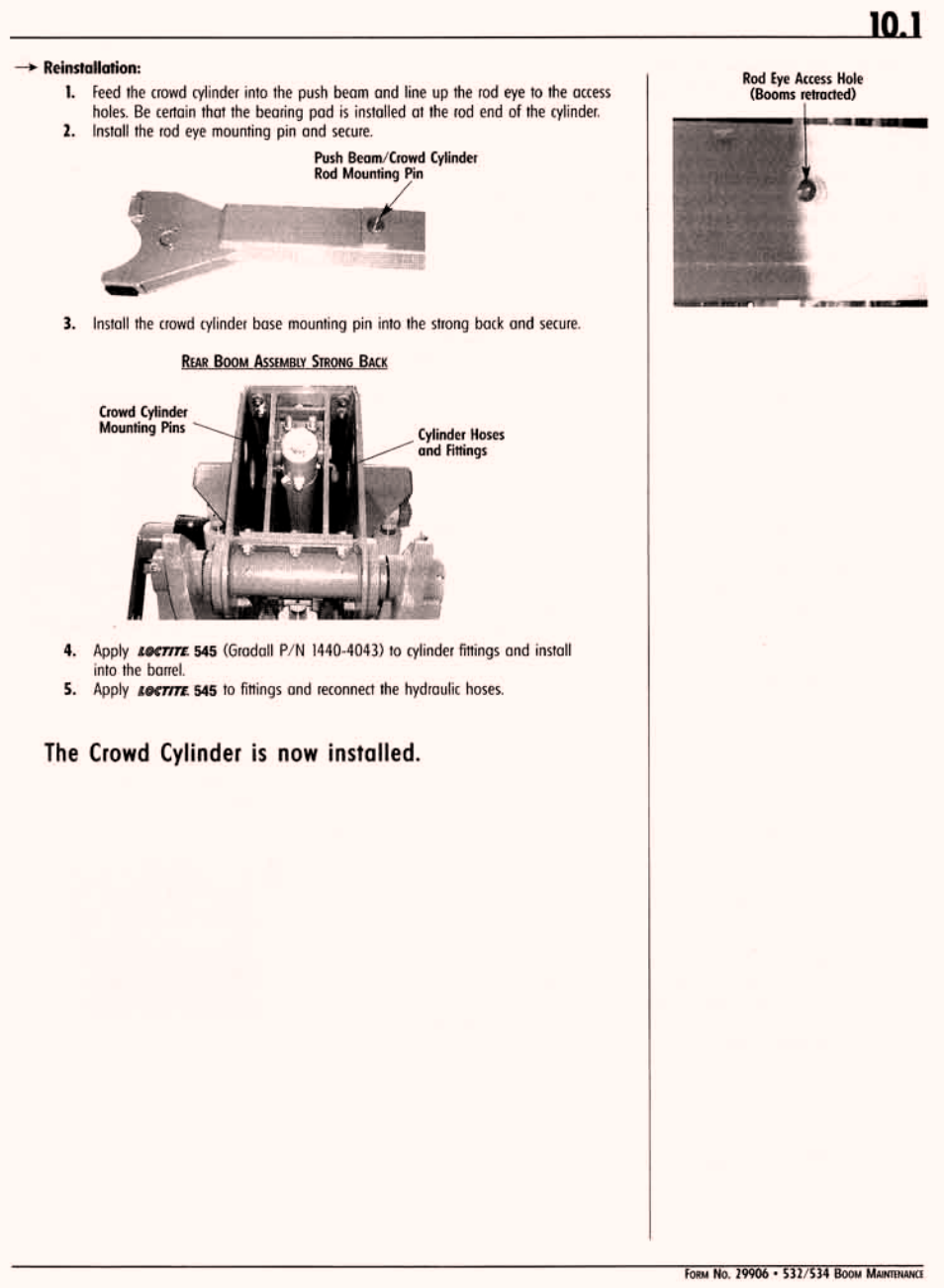 Gradall 534C-10 (9114-4437) Service Manual User Manual | Page 225 / 260