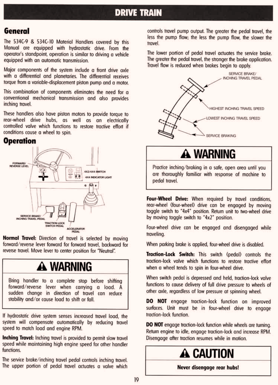 Drive train | Gradall 534C-10 (9114-4437) Service Manual User Manual | Page 25 / 260