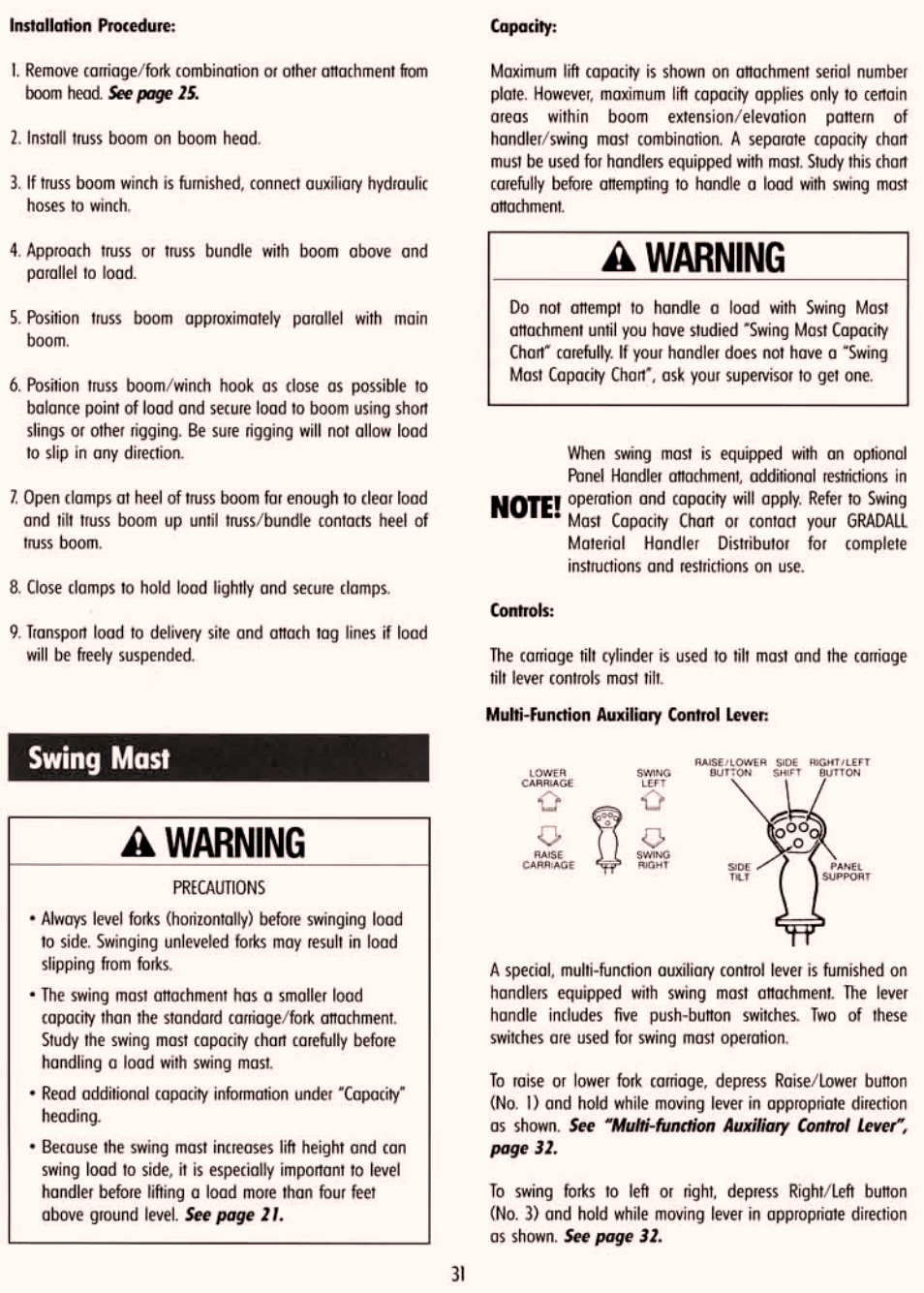 Gradall 534C-10 (9114-4437) Service Manual User Manual | Page 37 / 260