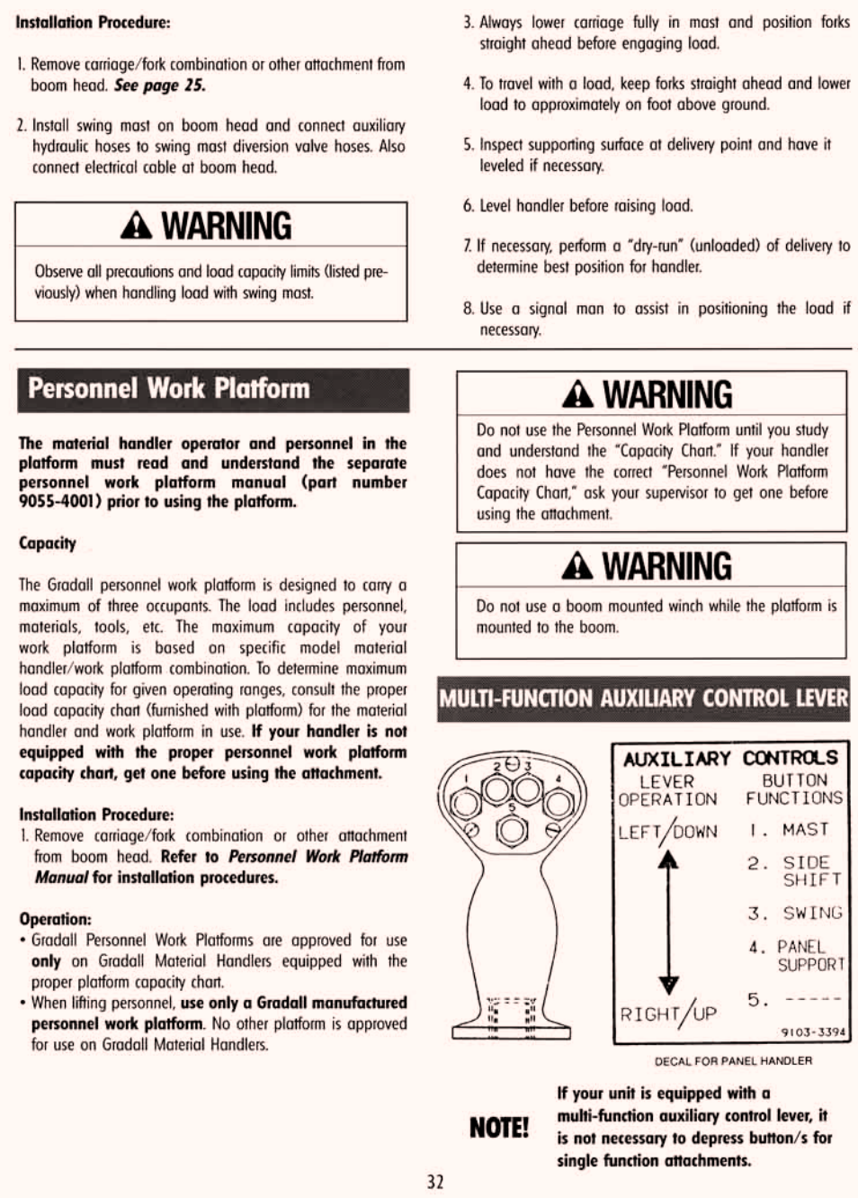 Gradall 534C-10 (9114-4437) Service Manual User Manual | Page 38 / 260