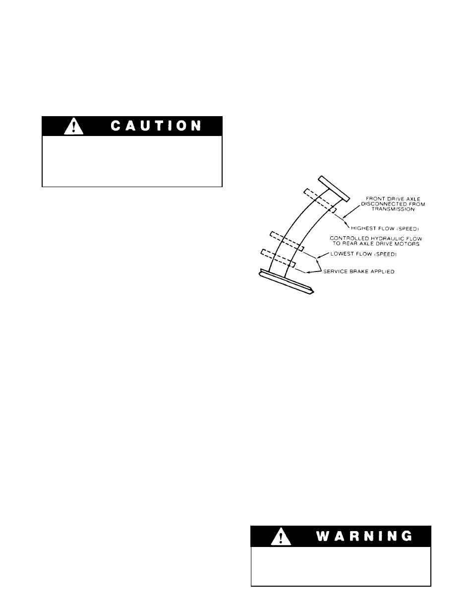Rear driving axle, Inching travel | Gradall 534B (9103-1380) Operation Manual User Manual | Page 21 / 34