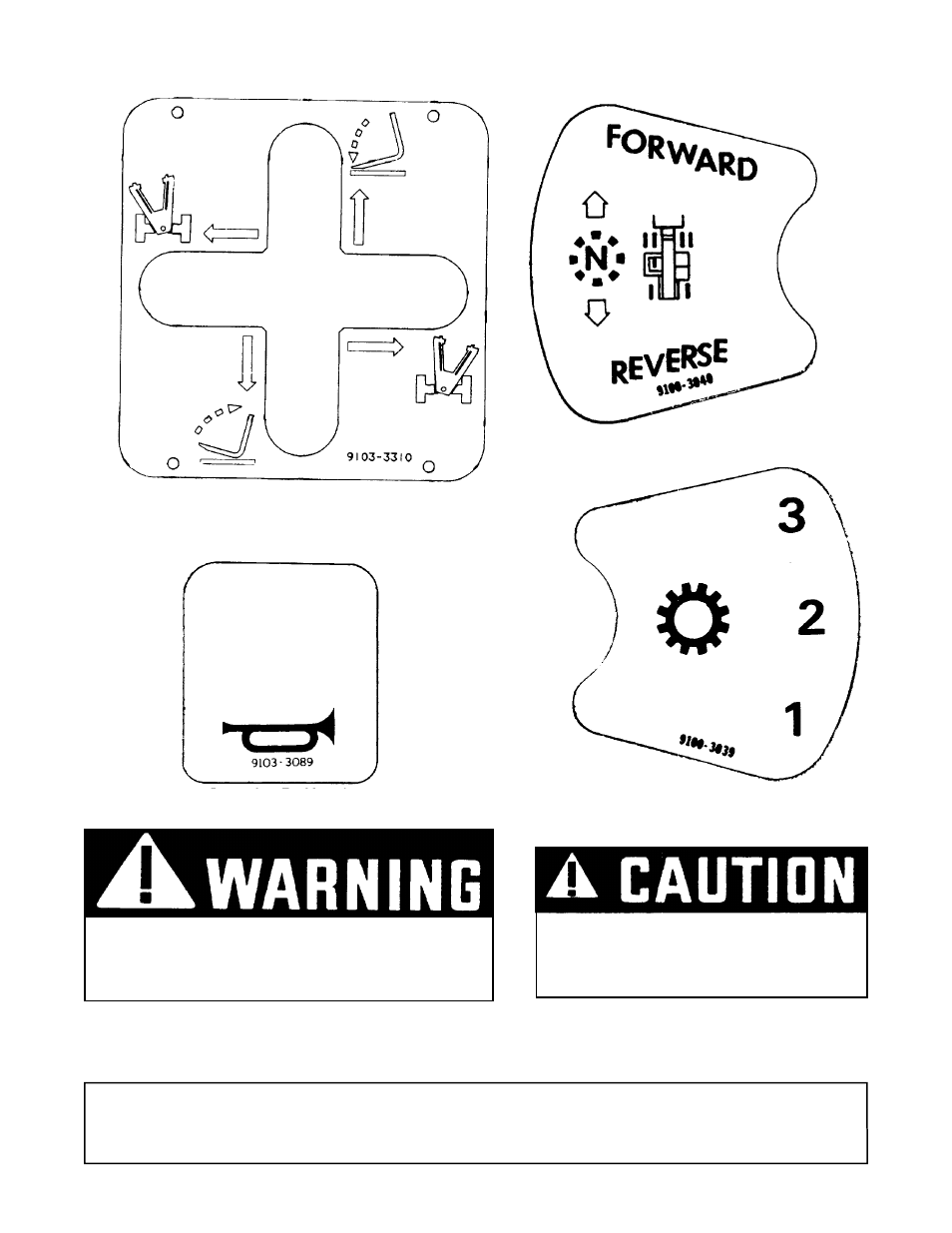 Decals, Decals inside cab | Gradall 534B (9103-1380) Operation Manual User Manual | Page 6 / 34