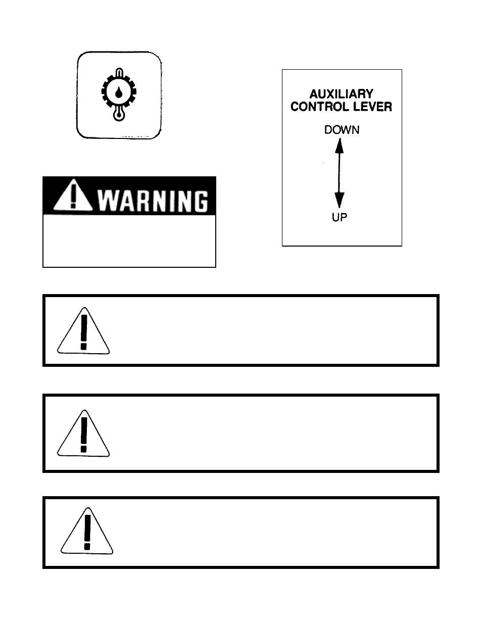 Warning | Gradall 534B (9103-1380) Operation Manual User Manual | Page 7 / 34
