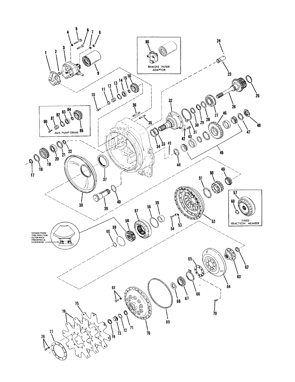 Converter group | Gradall 534B (9103-1390) Service Manual User Manual | Page 111 / 266