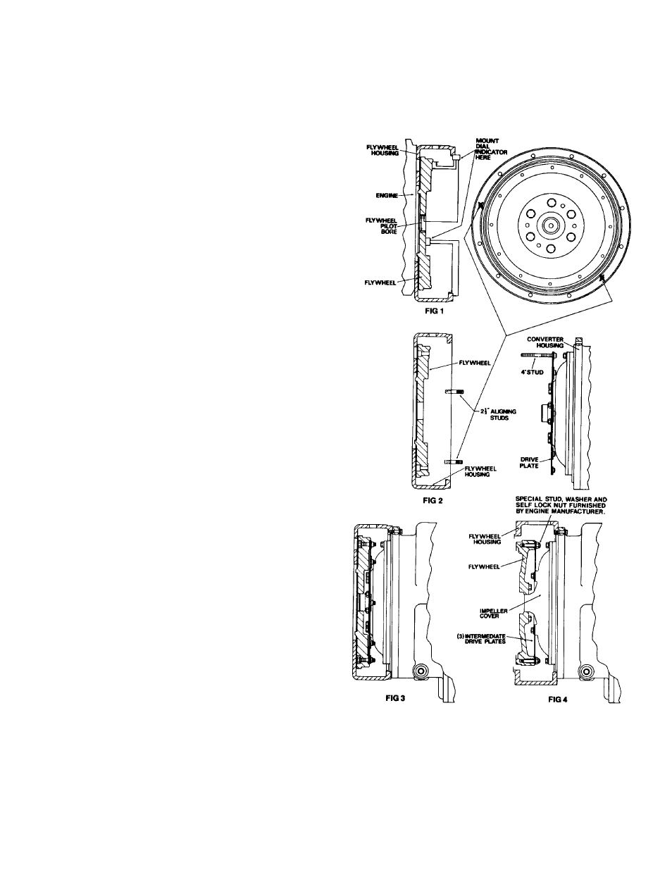 Transmission to engine installation procedure | Gradall 534B (9103-1390) Service Manual User Manual | Page 169 / 266