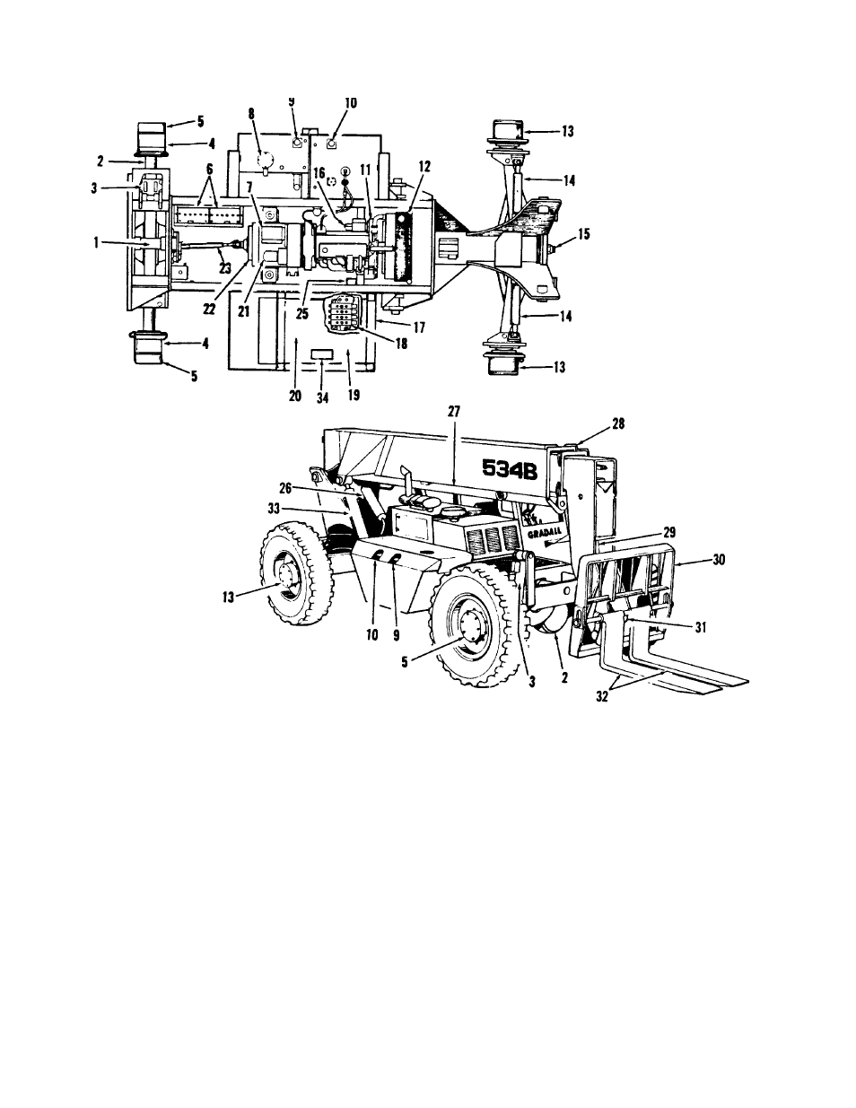 Nomenclature | Gradall 534B (9103-1390) Service Manual User Manual | Page 43 / 266