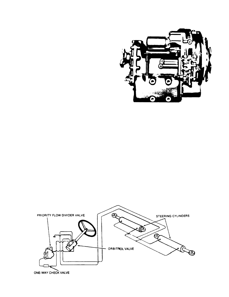 Transmission & torque converter, Steering circuit | Gradall 534B (9103-1390) Service Manual User Manual | Page 48 / 266