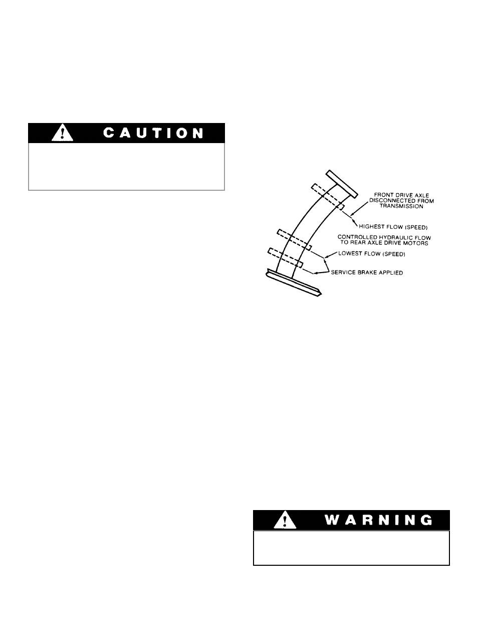 Rear driving axle, On/off/reset button, Inching travel | Gradall 534B (9020-7317) Service Manual User Manual | Page 44 / 244