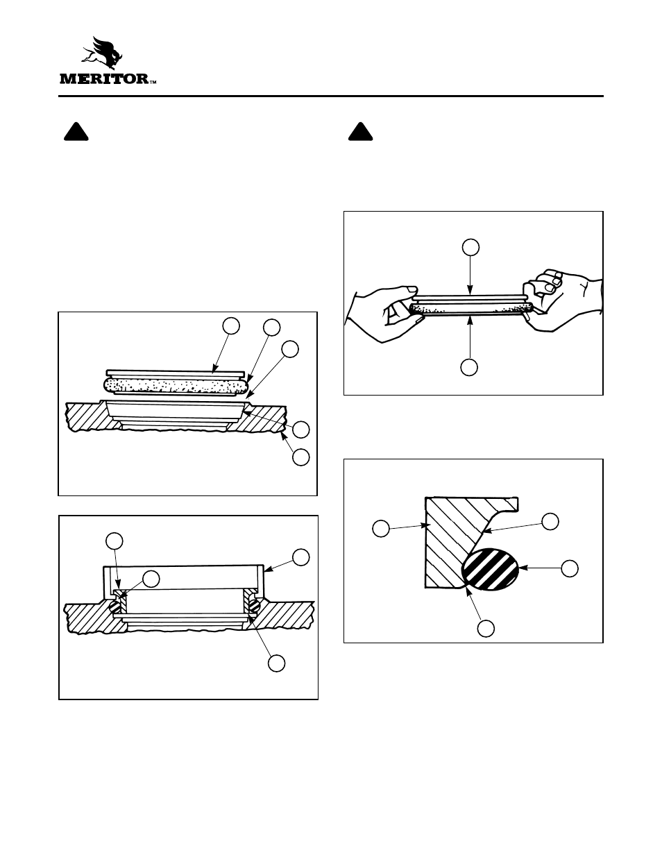 Warning, Caution | Gradall 544D (9136-4003) Service Manual User Manual | Page 163 / 392