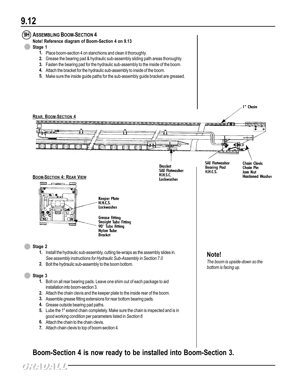 Assembling boom-section 4, Gradall | Gradall 544D (9136-4003) Service Manual User Manual | Page 339 / 392