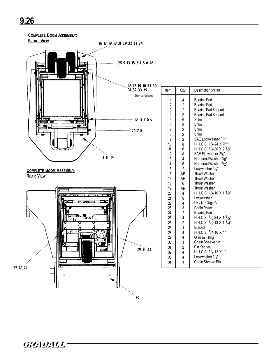 Gradall | Gradall 544D (9136-4003) Service Manual User Manual | Page 353 / 392