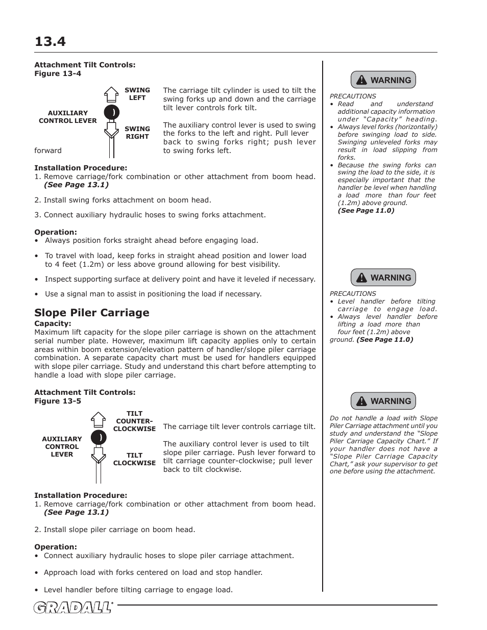 Slope piler carriage | Gradall 544D (9136-4003) Service Manual User Manual | Page 38 / 392