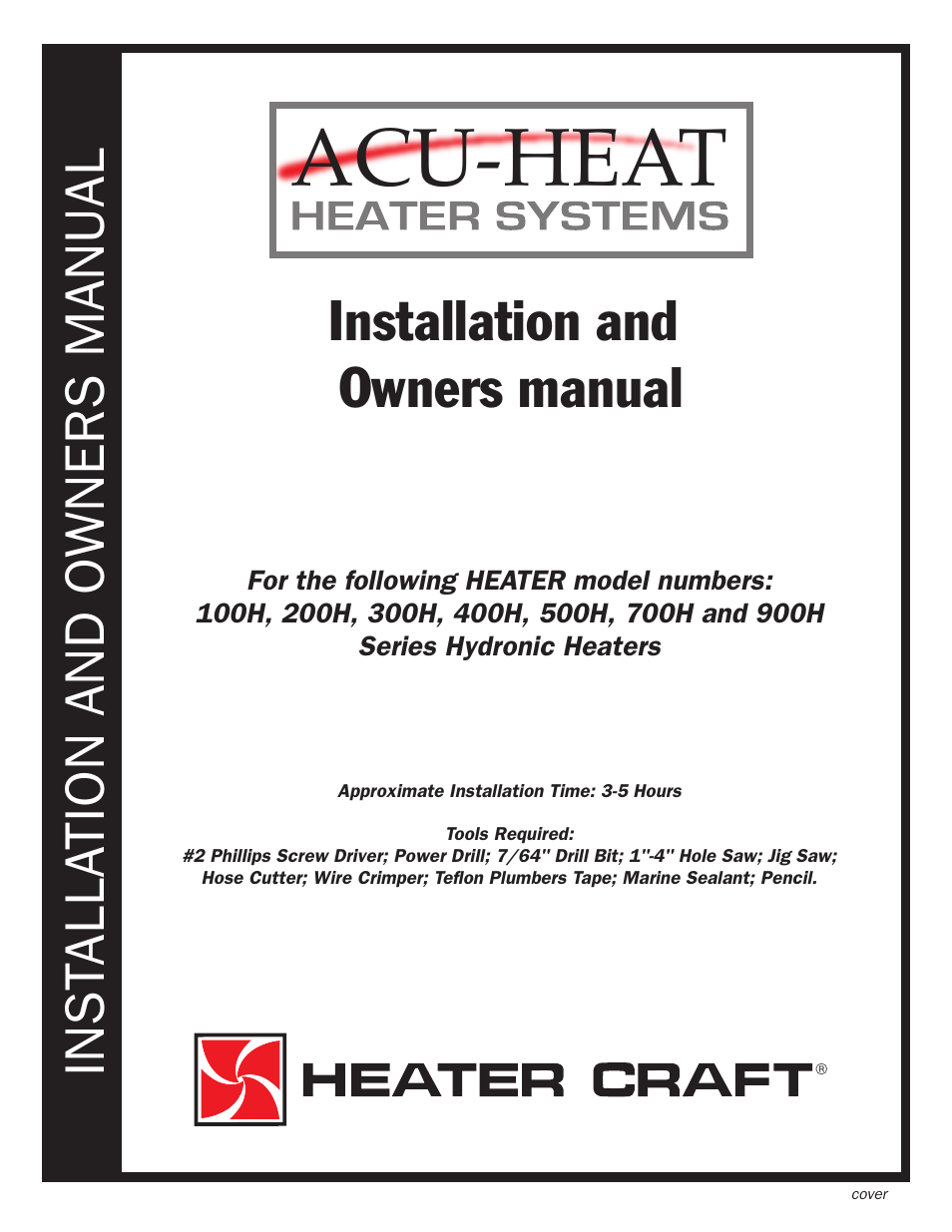 Heater Craft 900H Series Hydronic Heaters User Manual | 11 pages