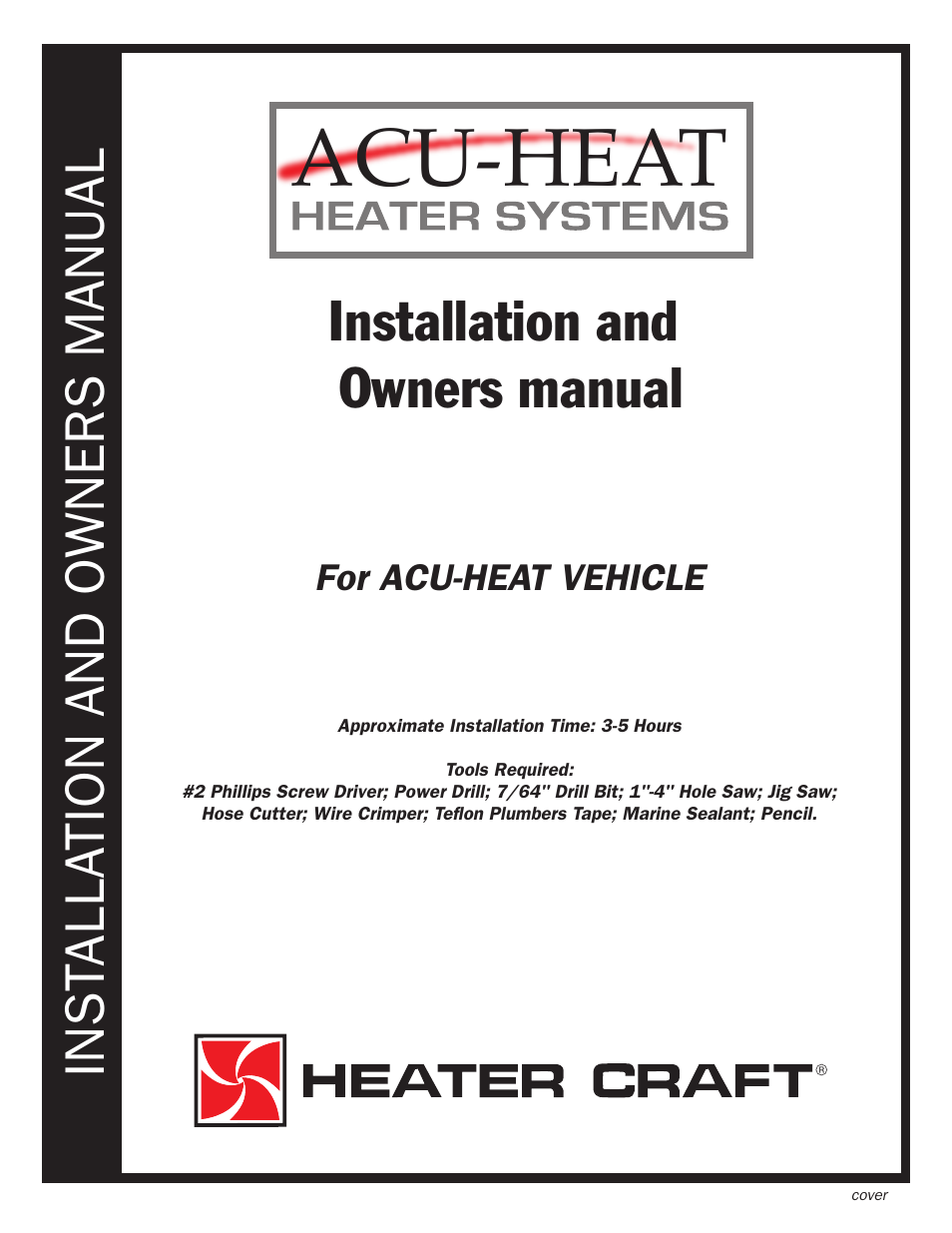 Heater Craft Auxiliary Heater User Manual | 7 pages