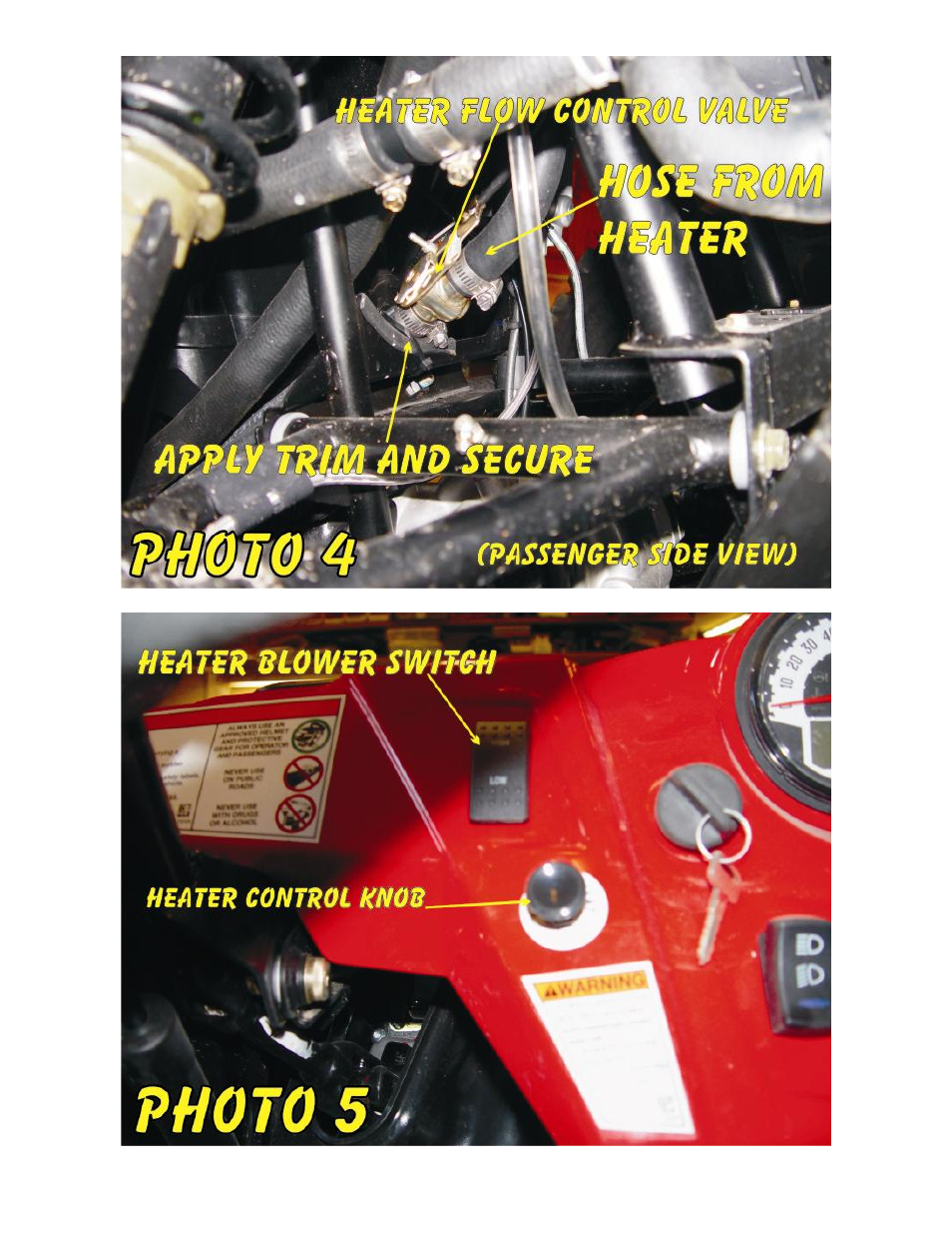 Heater Craft 900 2011 2012 RZR Polaris User Manual | Page 5 / 10