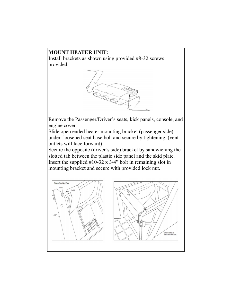 Heater Craft 700 Yamaha Rhino User Manual | Page 3 / 8