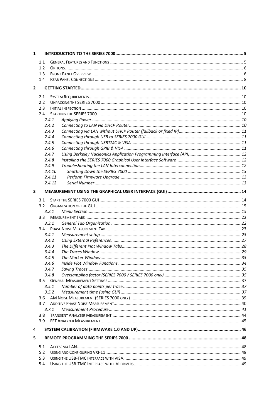 BNC 7000 Series User Manual User Manual | Page 3 / 54