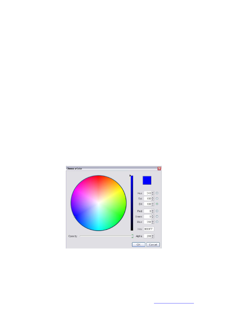 1 add button, 2 copy button, 3 up and down buttons | 4 modify color of traces, 5 selecting and unselecting traces (clear button) | BNC 7000 Series User Manual User Manual | Page 30 / 54