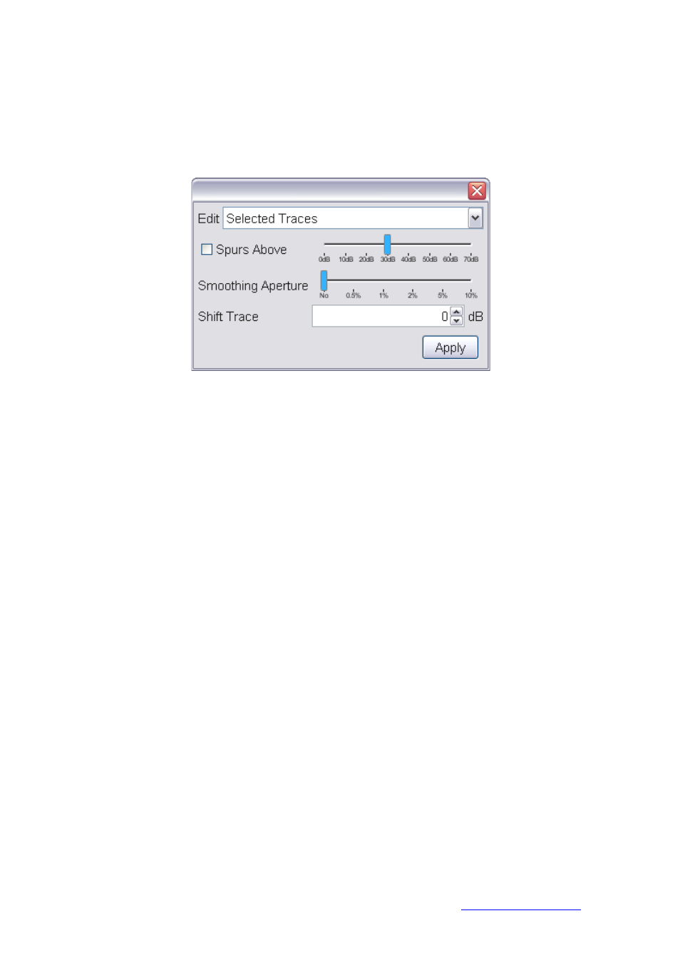 6 delete traces, 7 edit button, 8 settings button | BNC 7000 Series User Manual User Manual | Page 31 / 54