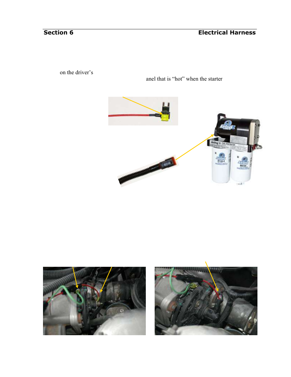 Connecting the airdog, Ii relay control to the fuse panel | PureFlow AirDog DF-165 - Dodge Cummins 1994-1998 User Manual | Page 20 / 28