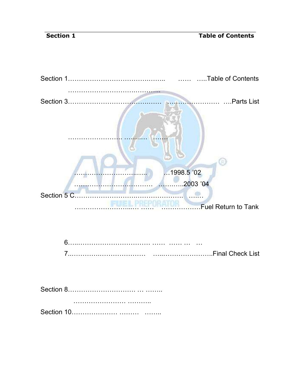 PureFlow AirDog DF-165 - Dodge Cummins 1998.5-2004 User Manual | Page 5 / 23
