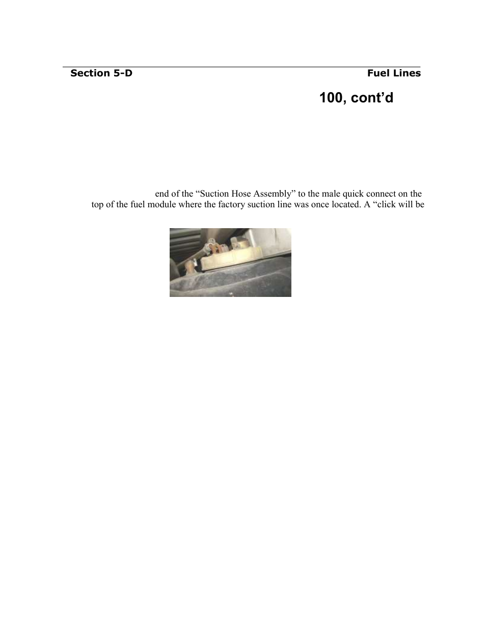 Fuel suction line for airdog, Fp- 100, cont’d | PureFlow AirDog FP-150 - Dodge Cummins 1994-1998 User Manual | Page 16 / 28