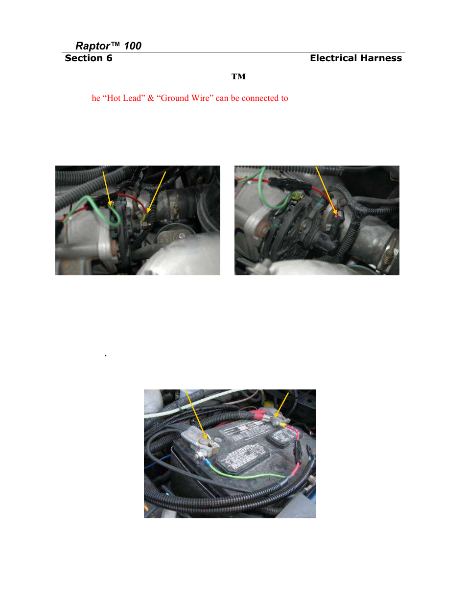 Connecting the raptor™ power supply leads | PureFlow AirDog RP-150 - Dodge Cummins 1998.5-2002 User Manual | Page 15 / 19