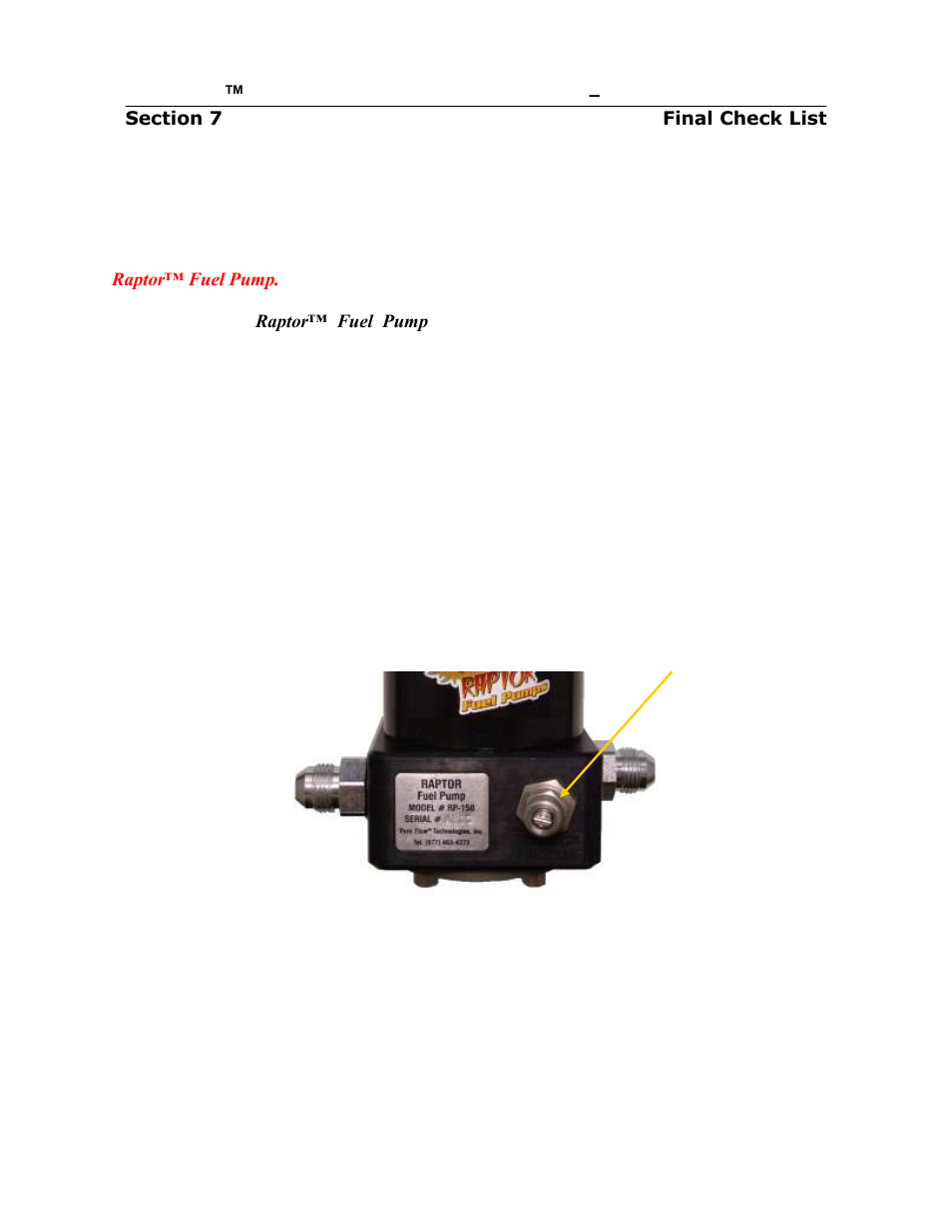 Initial start procedure, Lock nut | PureFlow AirDog RP-150 - Dodge Cummin 2003-2004.5 User Manual | Page 15 / 18