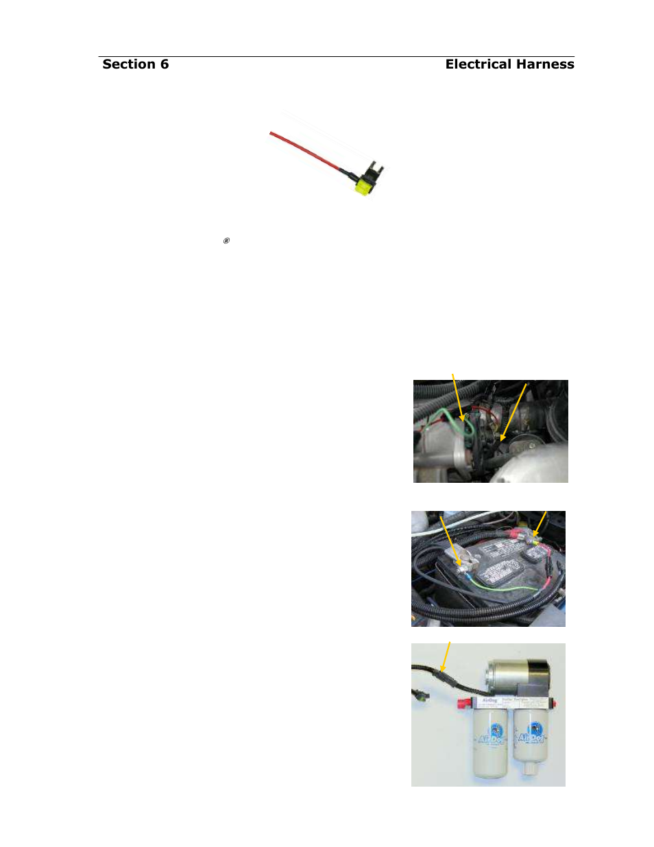 Connecting the airdog, Ii relay control lead | PureFlow AirDog DF-165 - 6.7L Ford 2011-2012 User Manual | Page 15 / 22