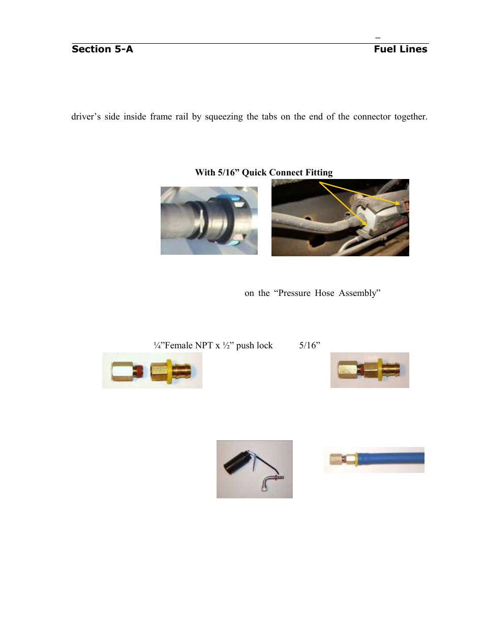 Fuel supply line from the airdog | PureFlow AirDog FP-150 - 7.3L Ford 1999-2003 User Manual | Page 11 / 26