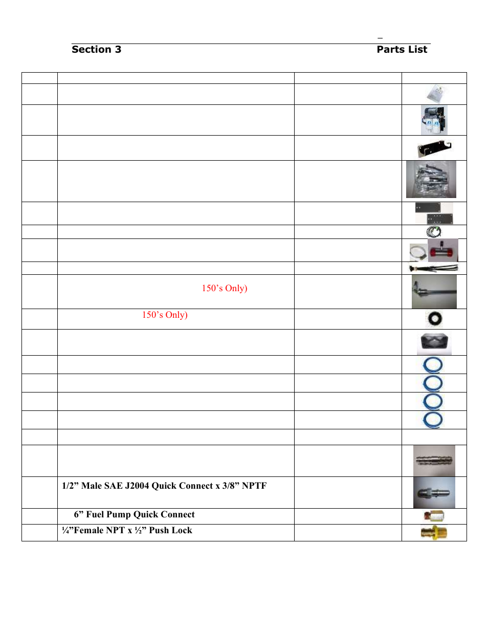 Powerstroke parts list, Pureflow airdog airdog | PureFlow AirDog FP-150 - 7.3L Ford 1999-2003 User Manual | Page 7 / 26