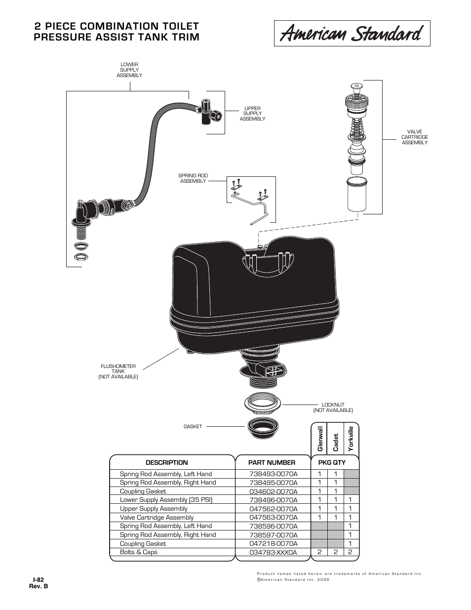 American Standard 2320.101 User Manual | Page 2 / 2