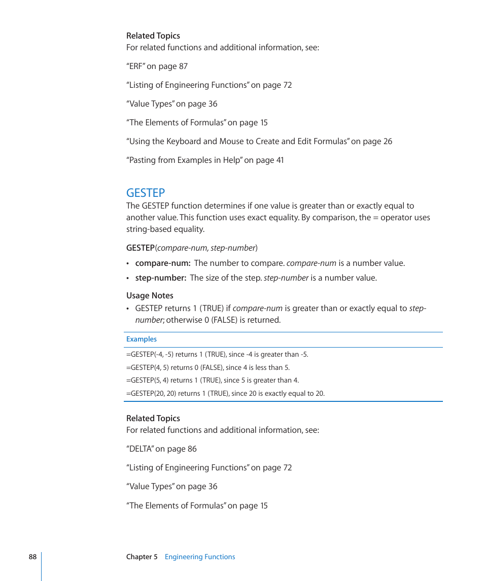 Gestep, 88 gestep | Apple iWork '09 User Manual | Page 88 / 372