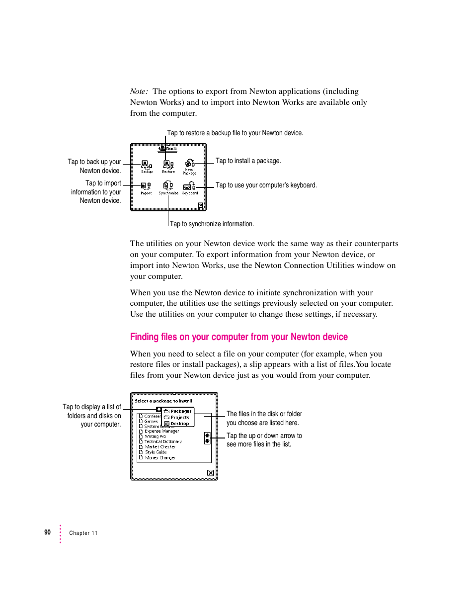 Apple Newton Connection Utilities (for Macintosh) User Manual | Page 90 / 117
