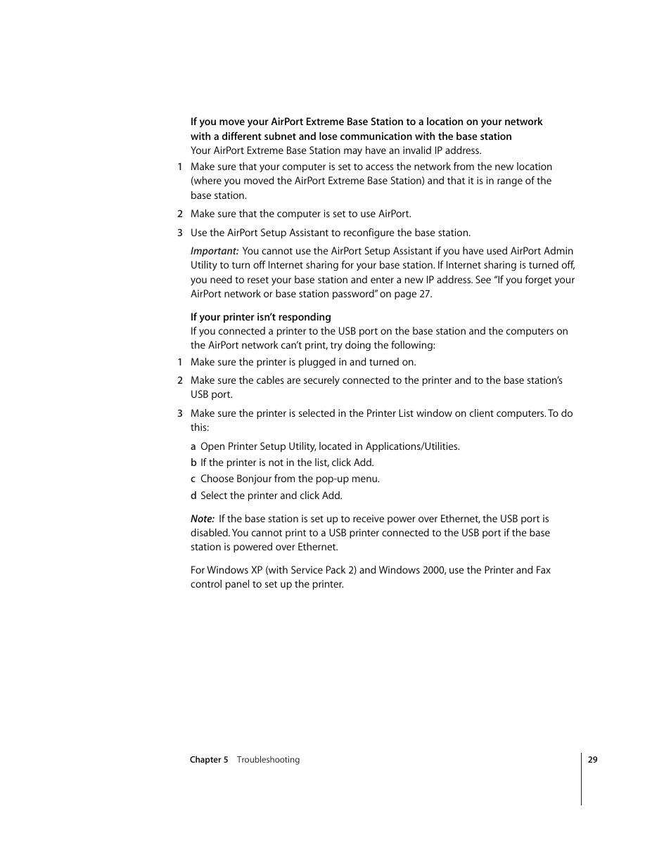Apple AirPort Extreme Base Station v4.2 User Manual | Page 29 / 36