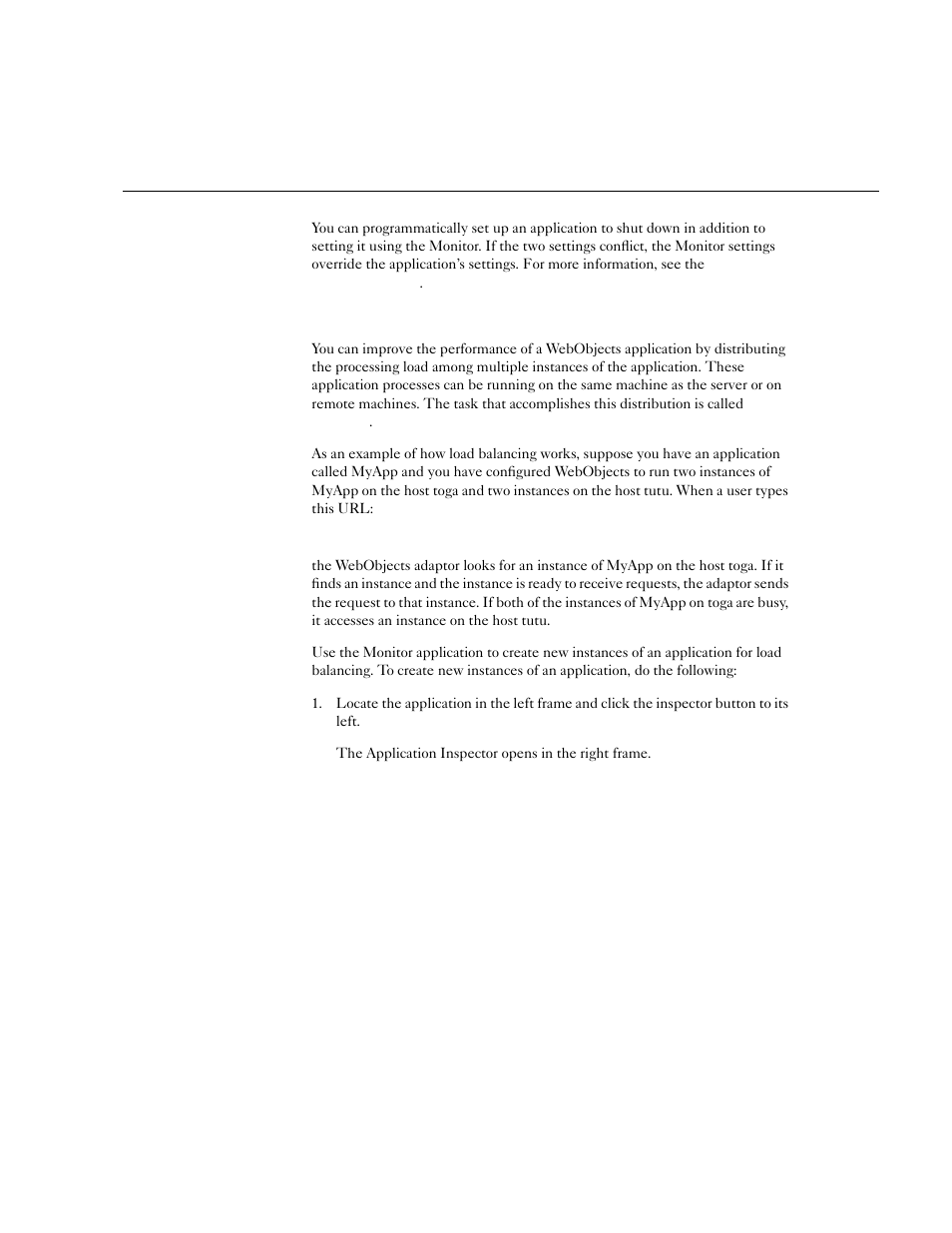 Load balancing | Apple WebObjects 3.5: Serving User Manual | Page 31 / 37