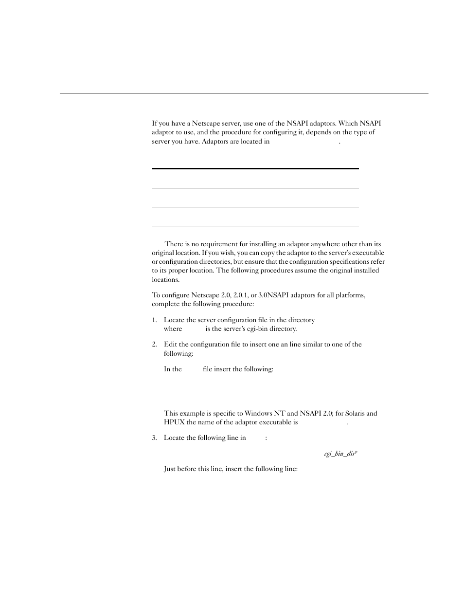 Installing and configuring nsapi adaptors | Apple WebObjects 3.5: Serving User Manual | Page 35 / 37