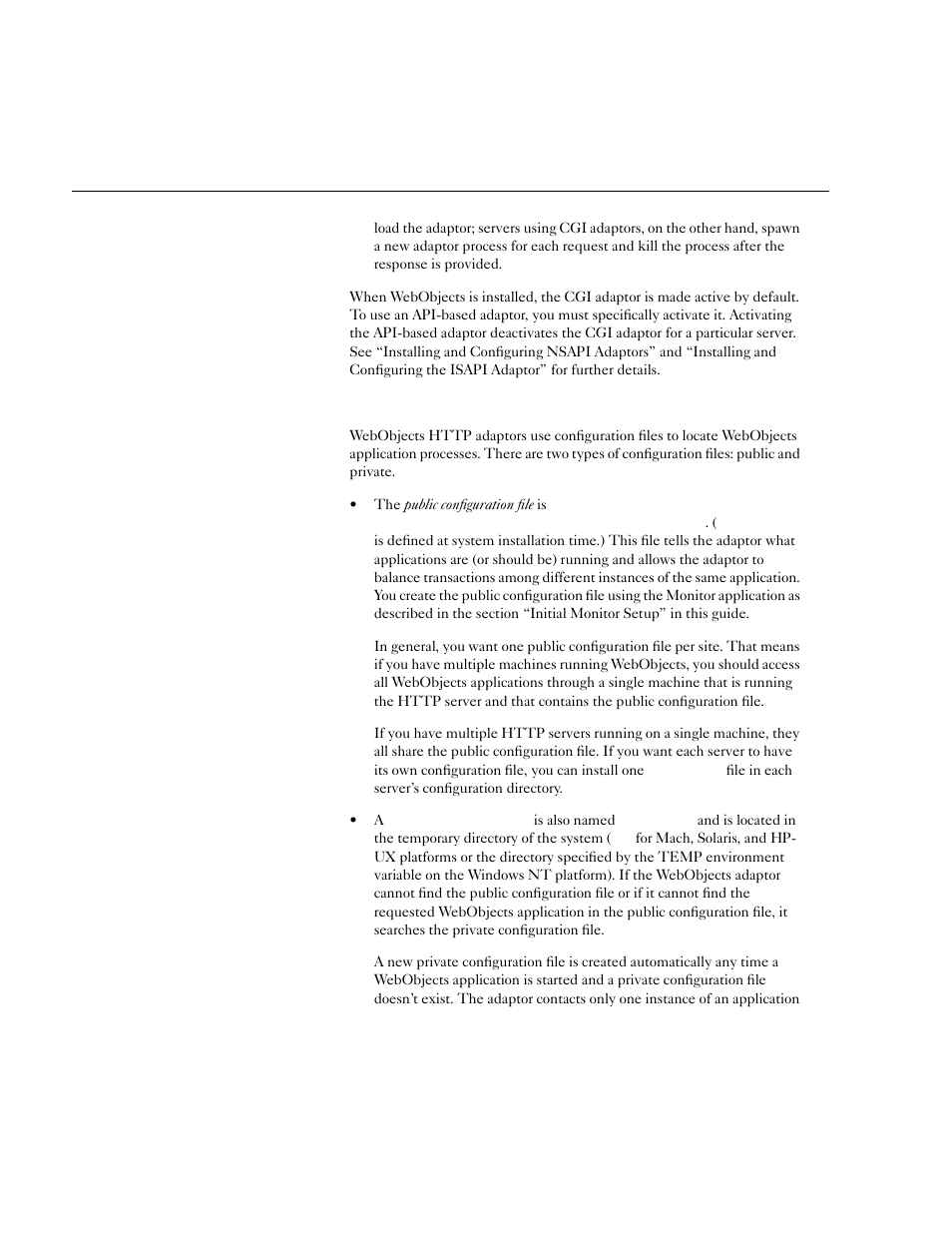 Configuration files | Apple WebObjects 3.5: Serving User Manual | Page 4 / 37