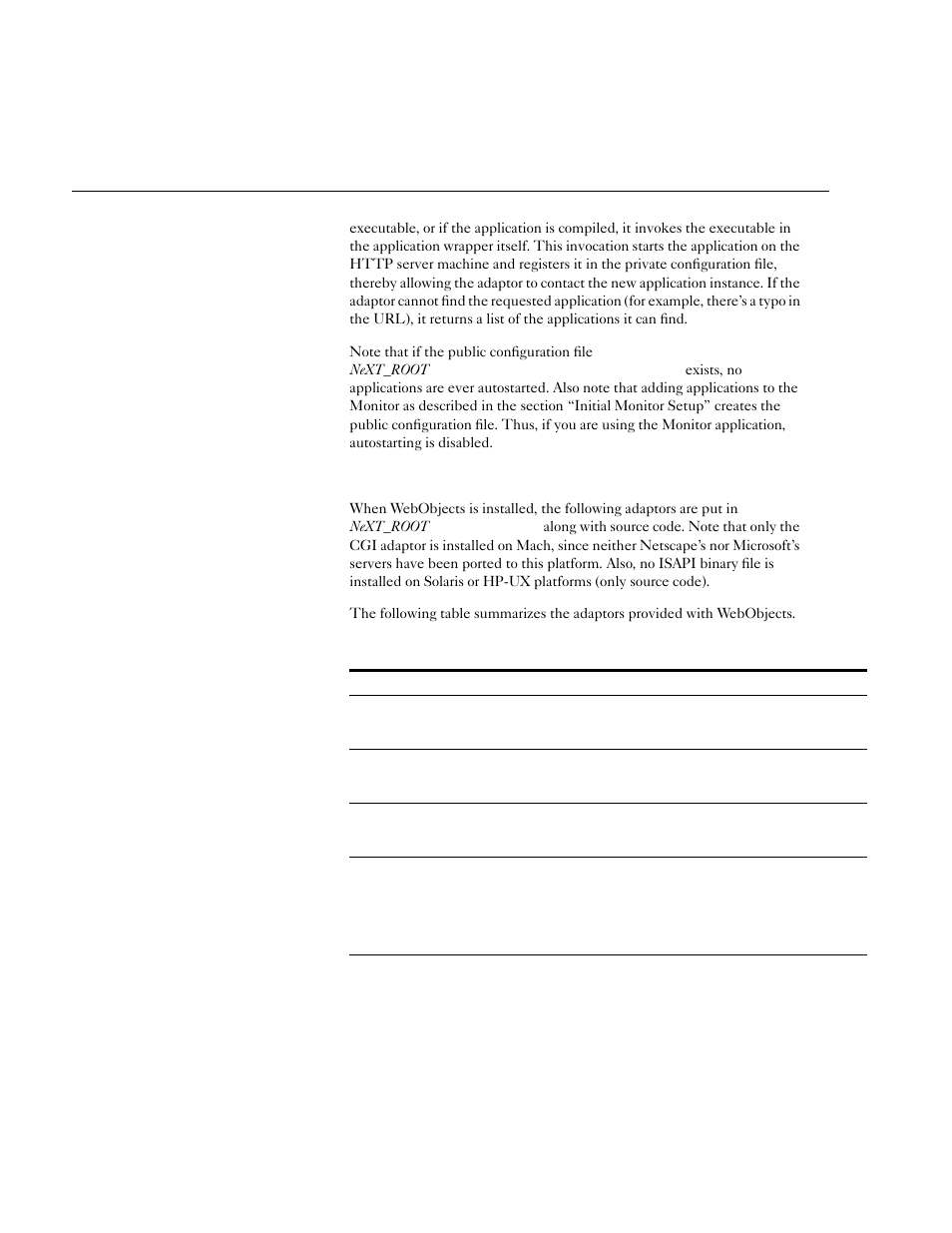 Apple WebObjects 3.5: Serving User Manual | Page 6 / 37