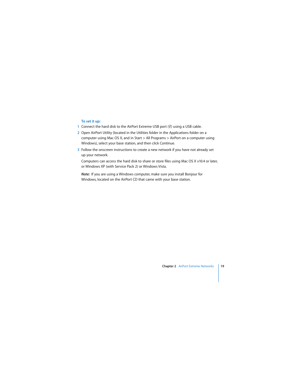 Apple AirPort Extreme 802.11n (3rd Generation) User Manual | Page 19 / 44