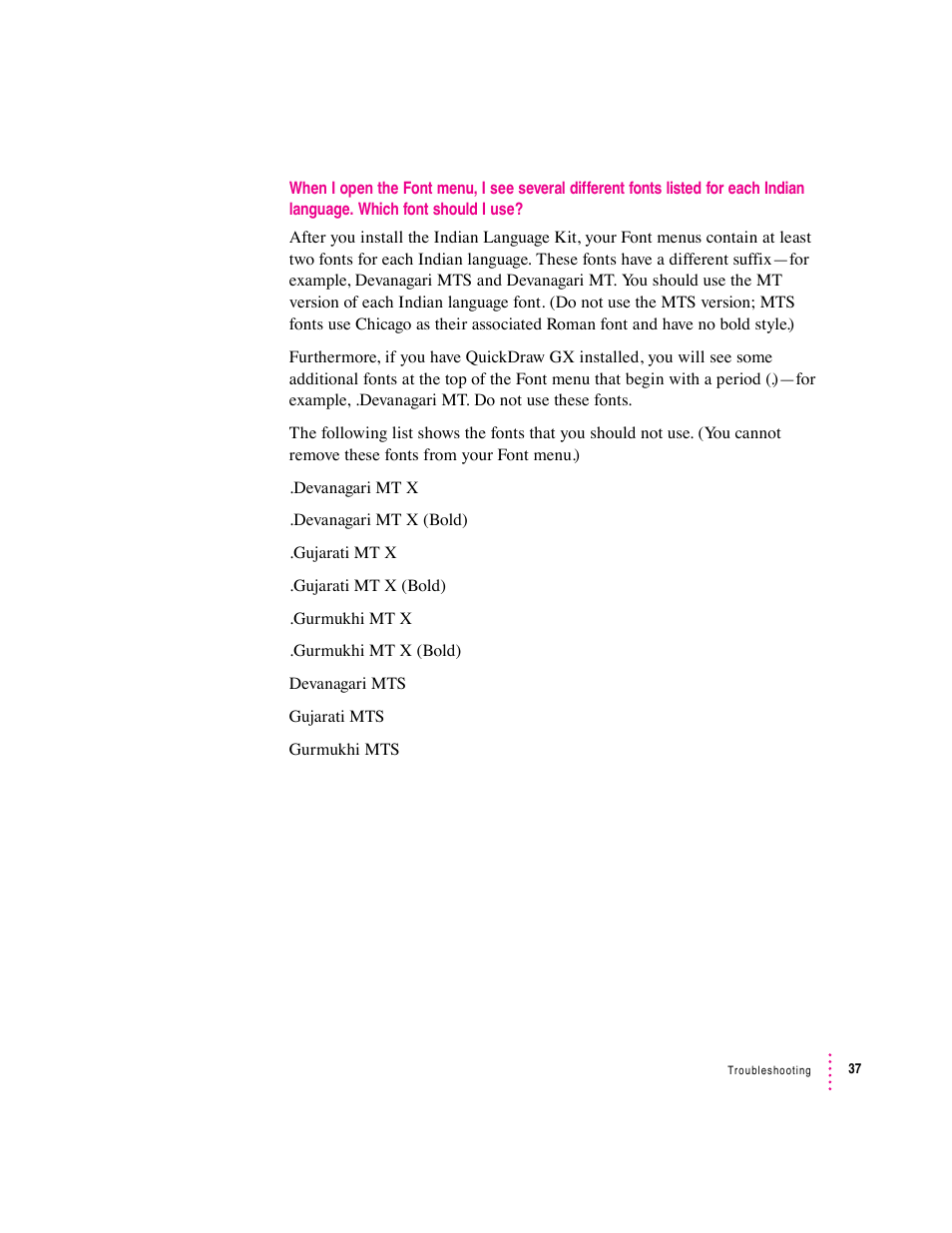 Apple Indian Language Kit User Manual | Page 37 / 47