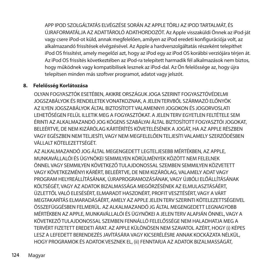 Apple AppleCare Protection Plan for Mac User Manual | Page 124 / 132