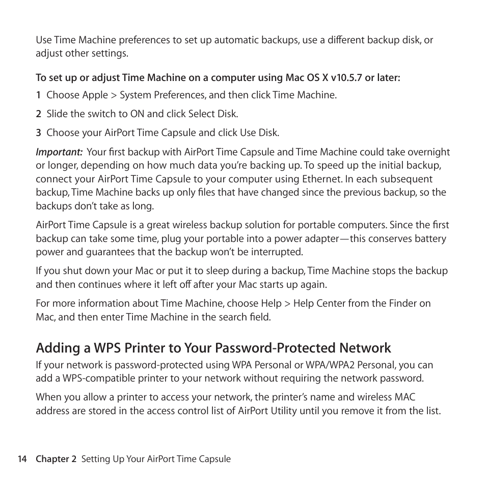 Apple AirPort Time Capsule 802.11ac User Manual | Page 14 / 32