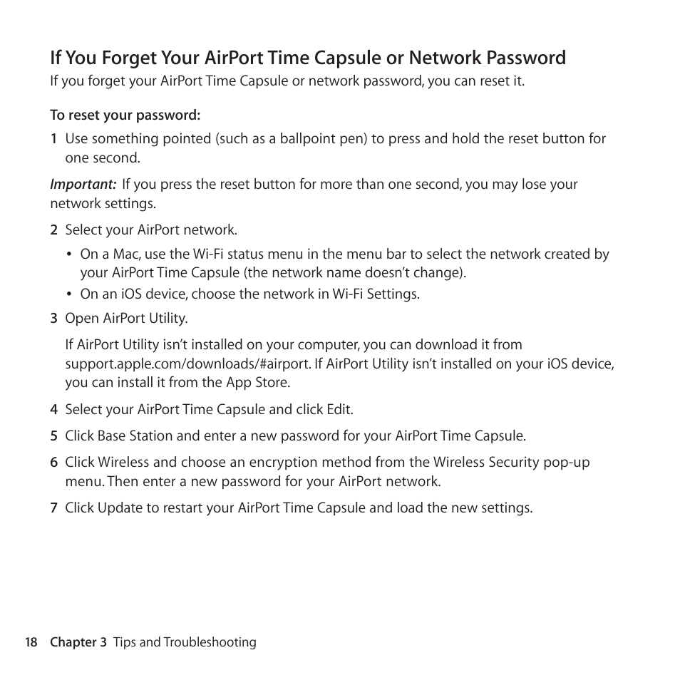 Apple AirPort Time Capsule 802.11ac User Manual | Page 18 / 32