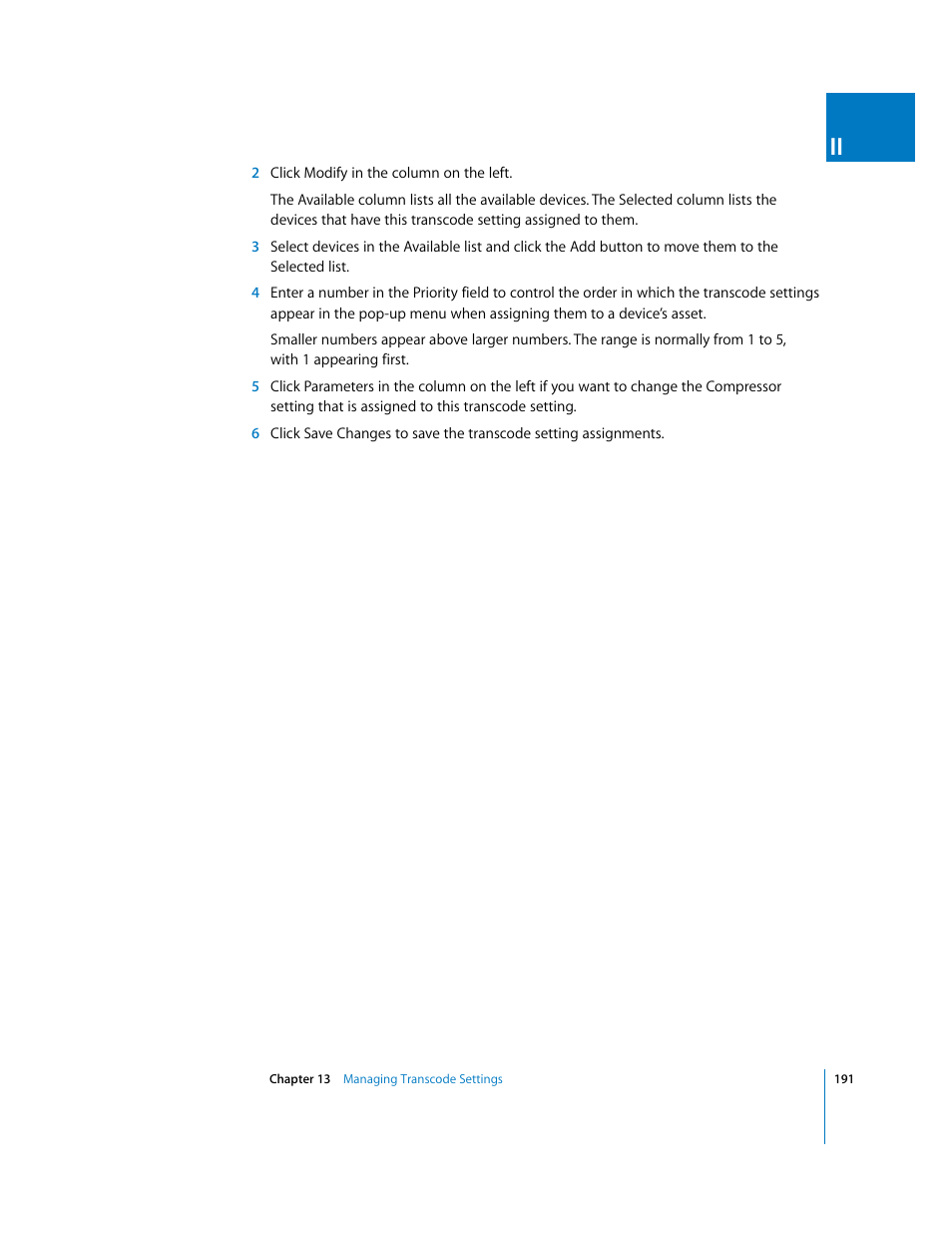 Apple Final Cut Server User Manual | Page 191 / 238