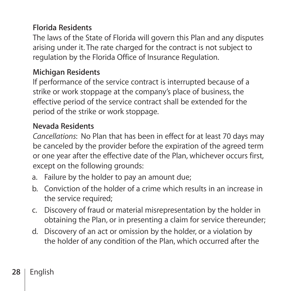 Apple AppleCare Protection Plan for iPhone User Manual | Page 28 / 80