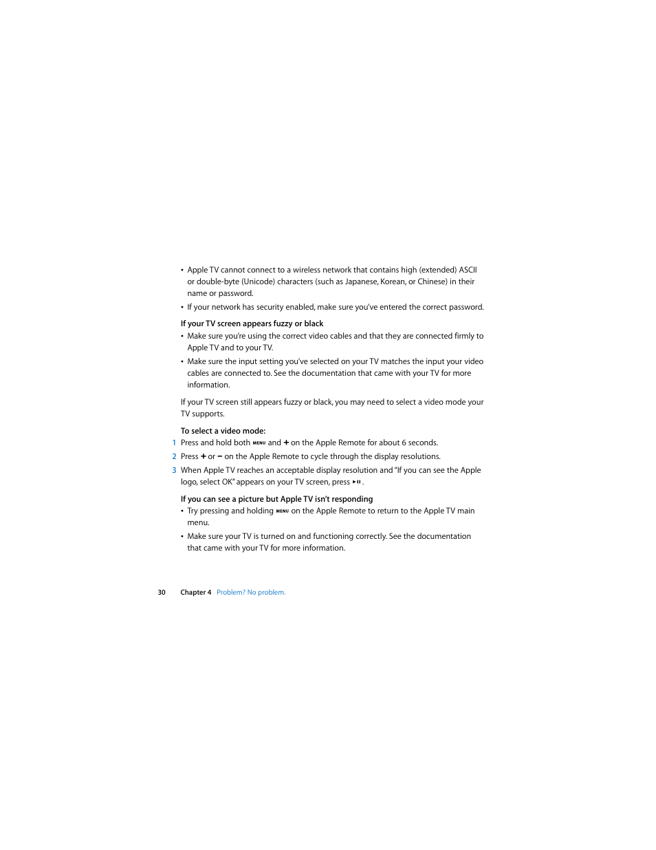 Apple TV (1st generation) User Manual | Page 30 / 40